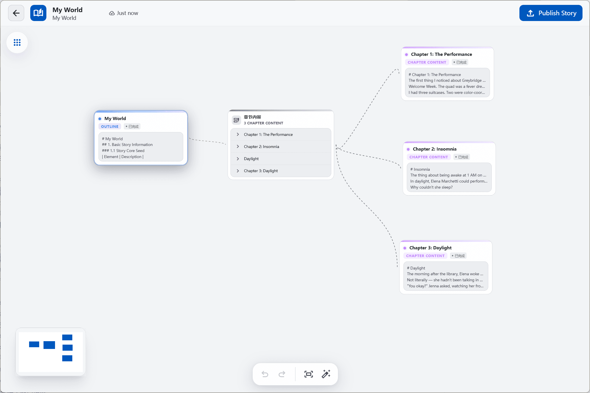 Story Canvas Workspace